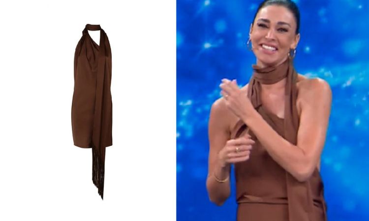 Belen Rodriguez vestito cifra shock