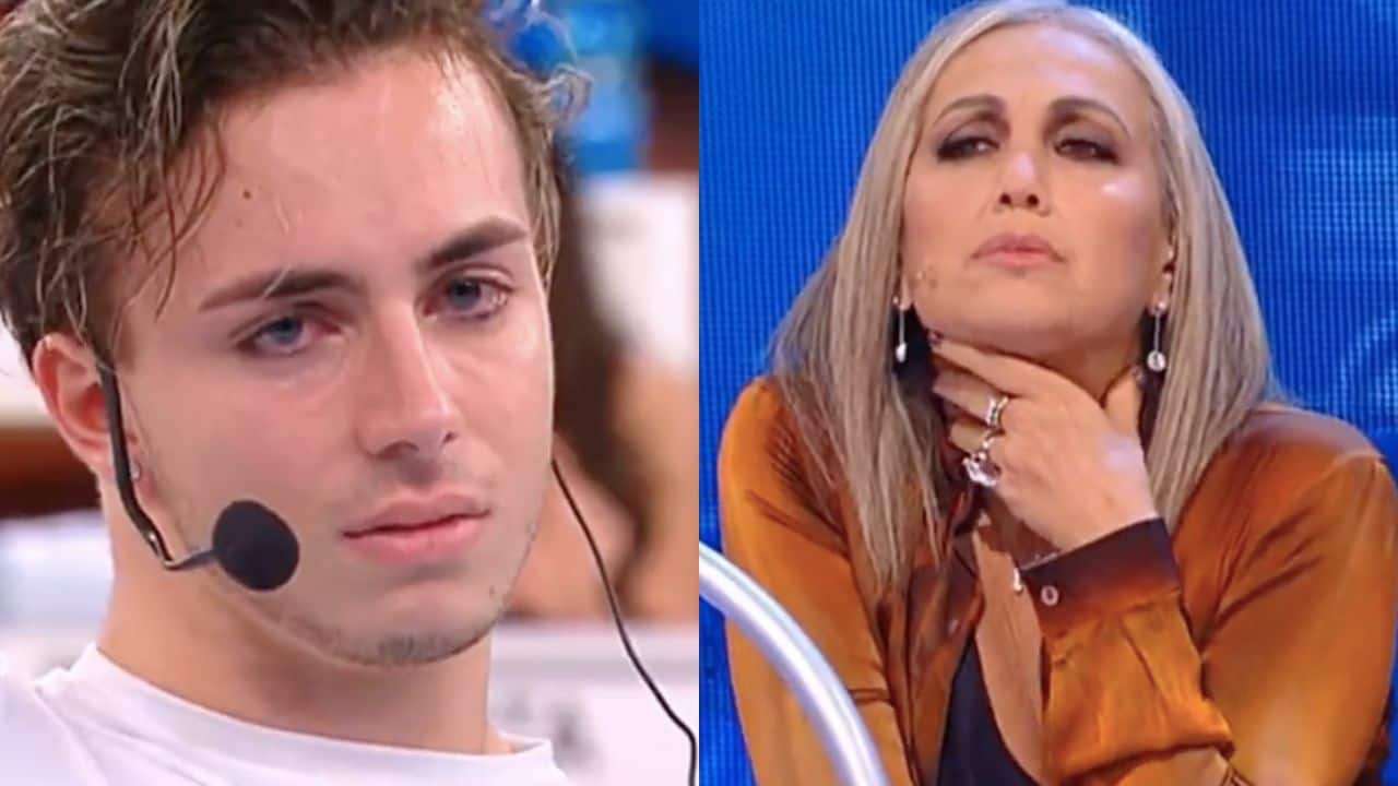Alessandra Celentano Mattia lacrime 