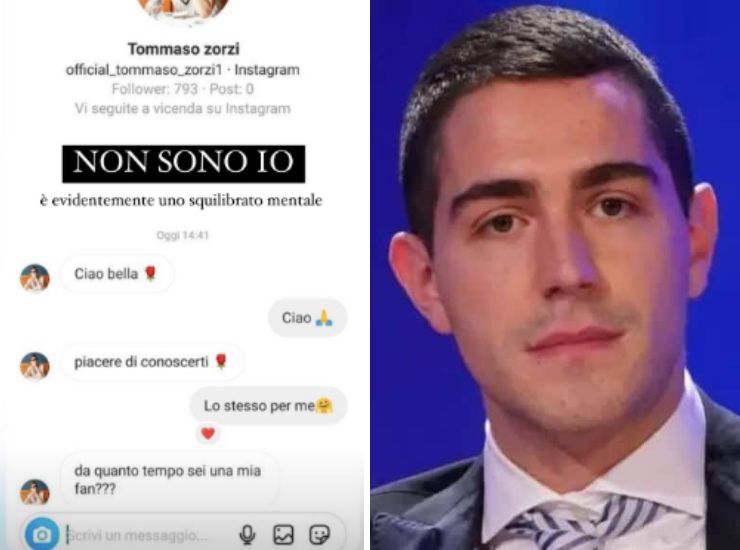 Tommaso Zorzi squilibrato mentale denuncia