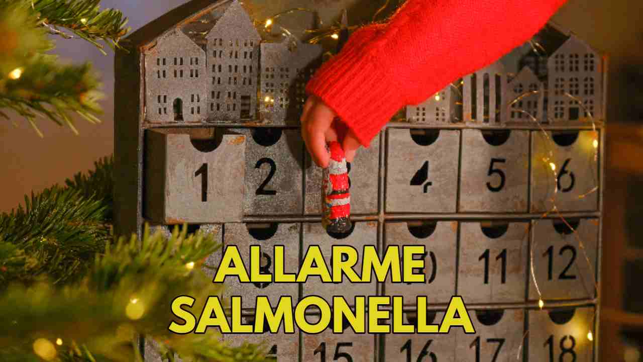 Calendario avvento rischio salmonella