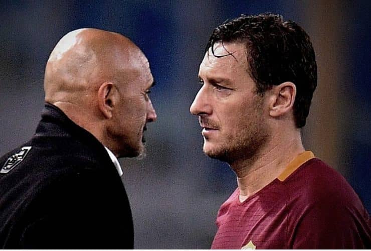 Totti riavvicinamento Spalletti