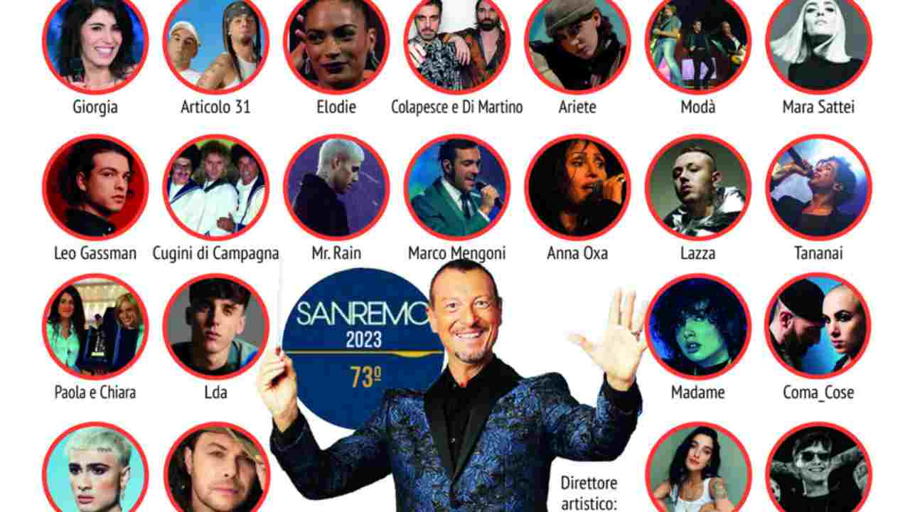 Sanremo 2023 Trio inaspettato