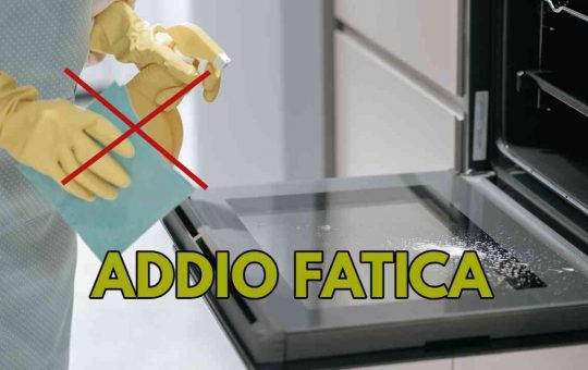 Addio fatica per pulire il forno