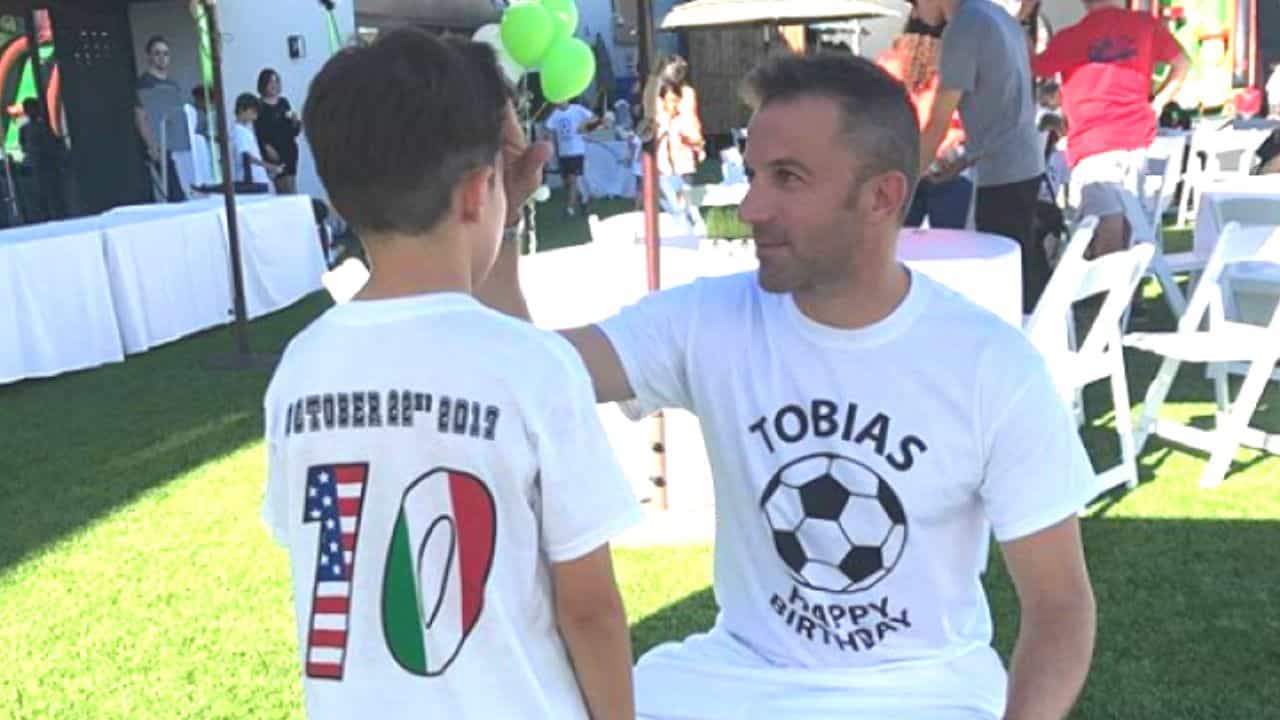 Alex Del Piero figlio 