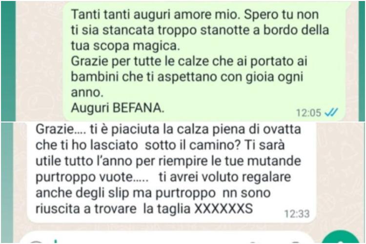 Chat tra Tina e Gianni 