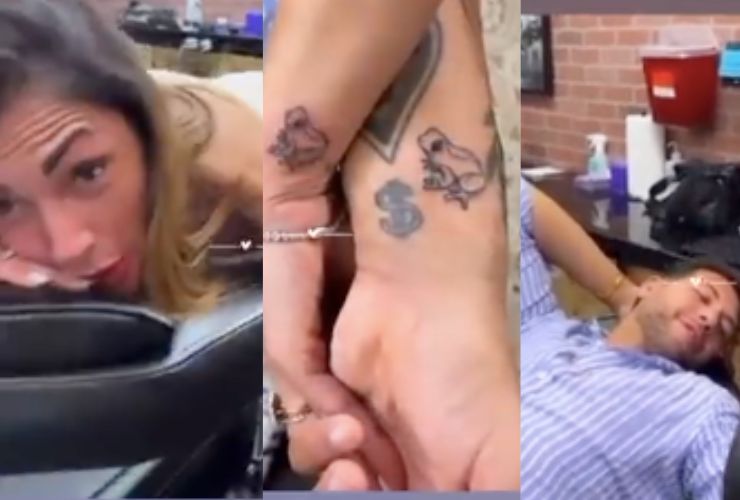 Ida Platano Alessandro Vicinanza tatuaggio 