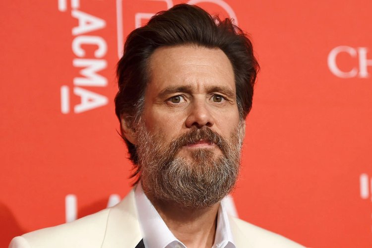 Jim Carrey con la barba durante il lockdown