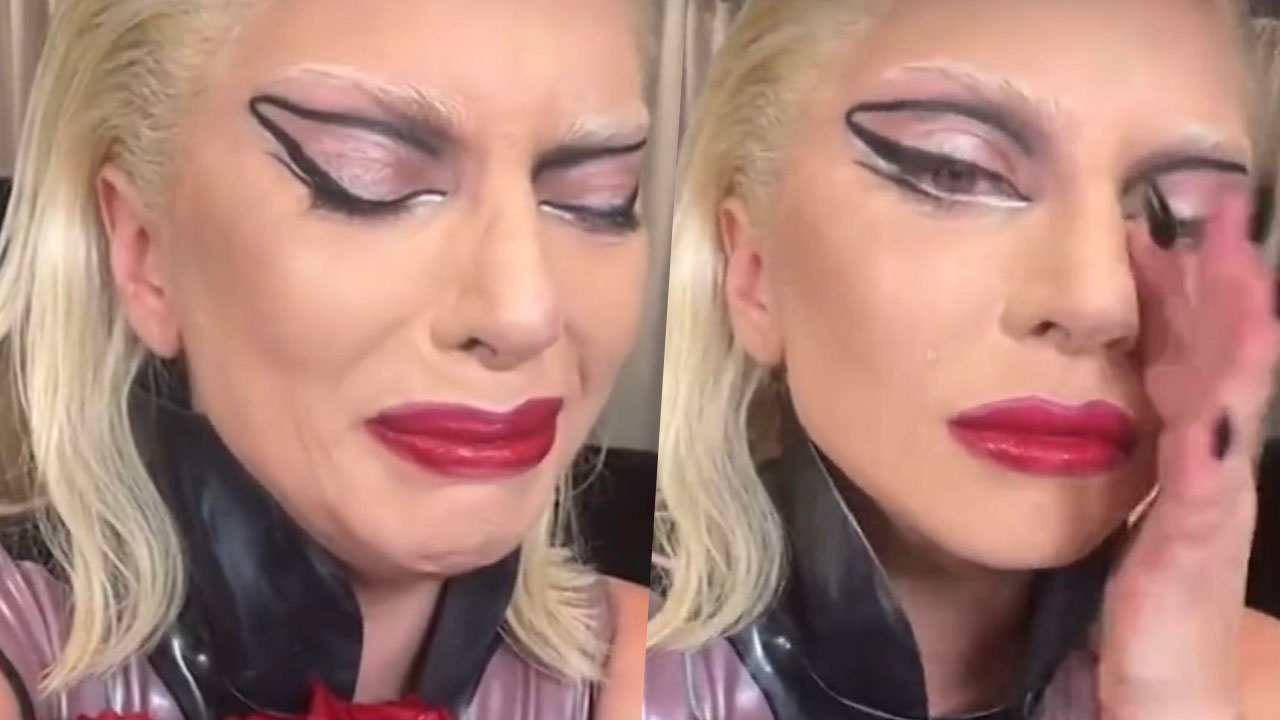 Lady Gaga in lacrime