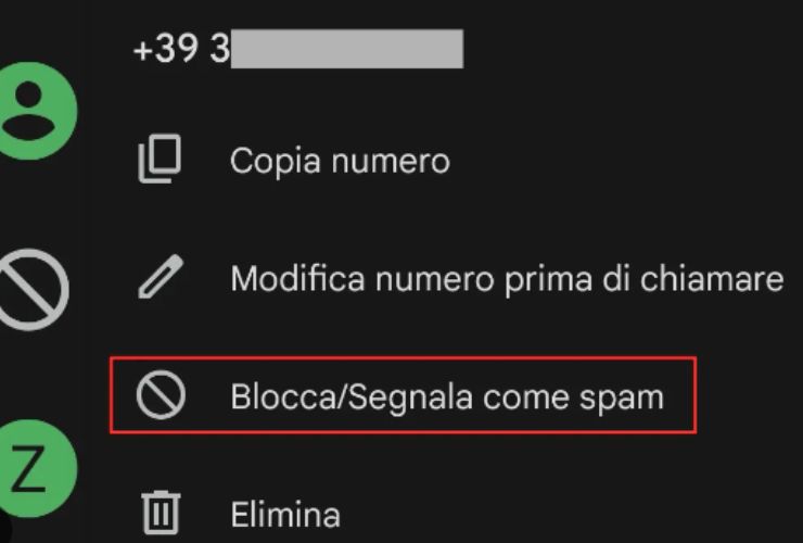 Messaggi spam 