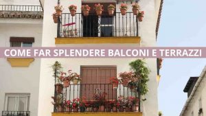 Balconi pulizie primavera