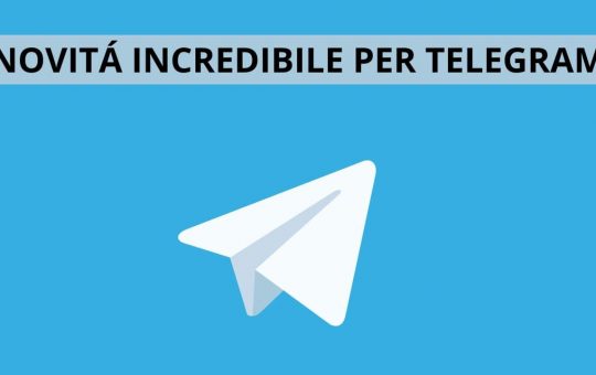 Telegram novità